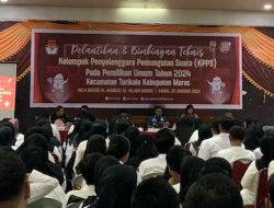 7.511 Petugas KPPS Kabupaten Maros Resmi Dilantik