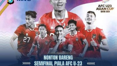 Dukung Timnas Indonesia vs Uzbekistan, Polda Sulbar dan Jajaran Gelar Nobar