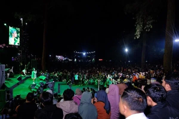 Kemeriahan Beautiful Malino saat malam pembukaan (Dok : ist).