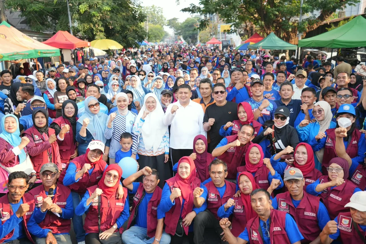 Wali Kota Makassar Munafri Arifuddin saat Buka CFD Jalan Rusa (Dok: Ist).
