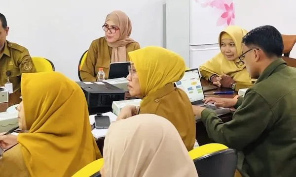 Rakor Internal Dinas Kearsipan, (Dok: Ist).