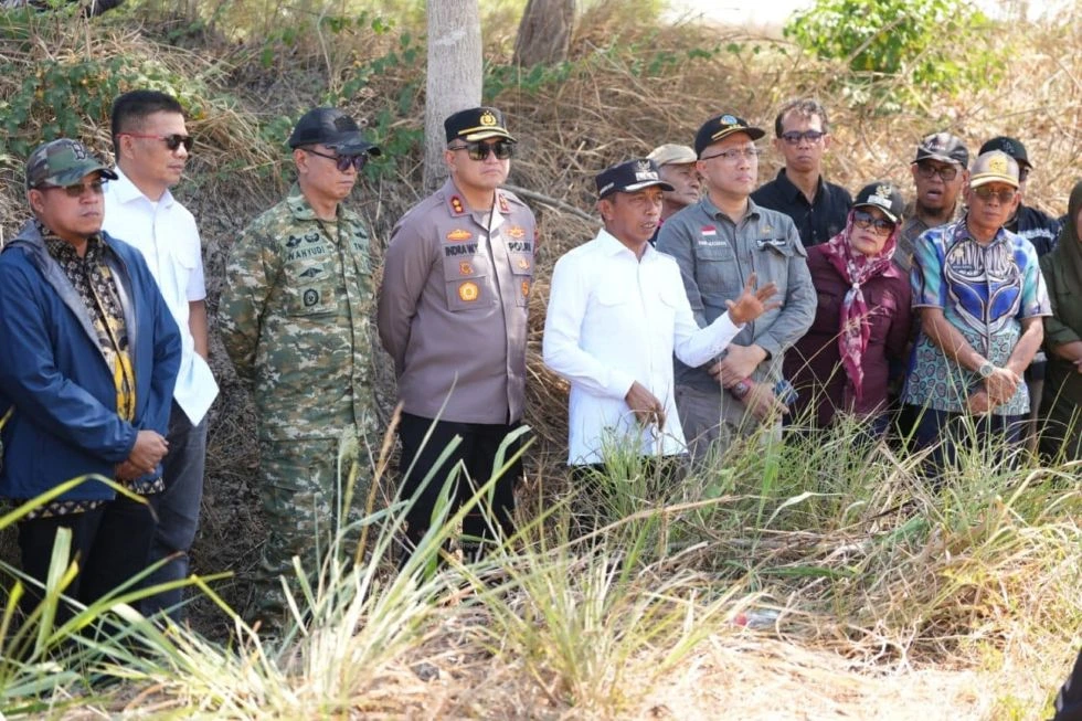 Kunjungan lapangan GTRA Sidrap ke lokasi eks HGU PT Sapco (Dok: Ist)