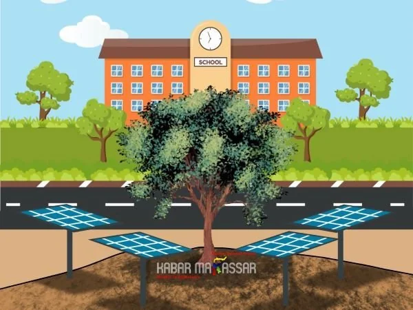 ilustrasi panel surya (dok kabarMakassar)