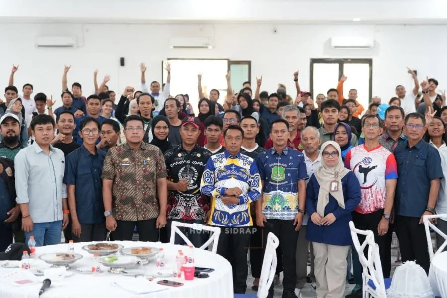 Bupati Sidrap Syaharuddin Alrif usai melakukan konsolidasi bersama kontingen Sidrap jelang Porprov Sulsel (Dok: Ist)