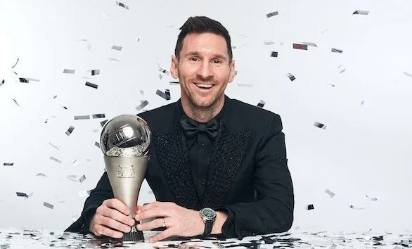 Lionel Messi memenangkan Pemain Terbaik FIFA 2023. (TWITTER.COM/THE_BERNEESE_)