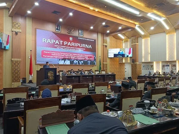 Rapat Paripurna Masa Persidangan Ketiga Tahun Sidang 2024/2025, (Dok: Sinta Kabar Makassar).