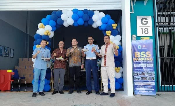 BSS Parking saat meresmikan gudang baru di Kota Makassar (Dok: Ist)
