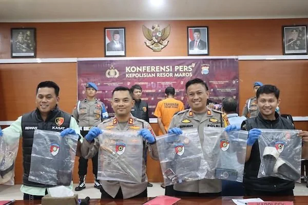 ekspose pembunuhan seorang wanita di kawasan Taman Wisata Bantimurung, Maros (Dok: Ist)
