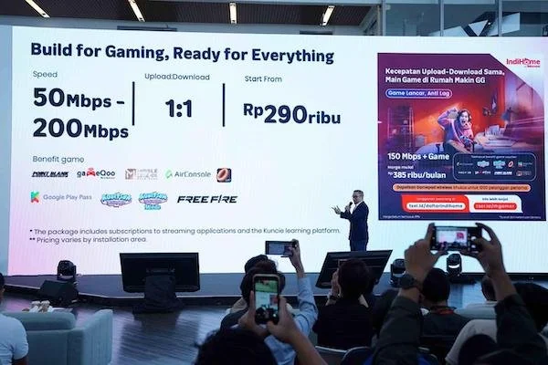 Paket IndiHome Gamer dari Telkomsel jadi solusi kebutuhan internet rumah bagi gamers (Dok: Ist)