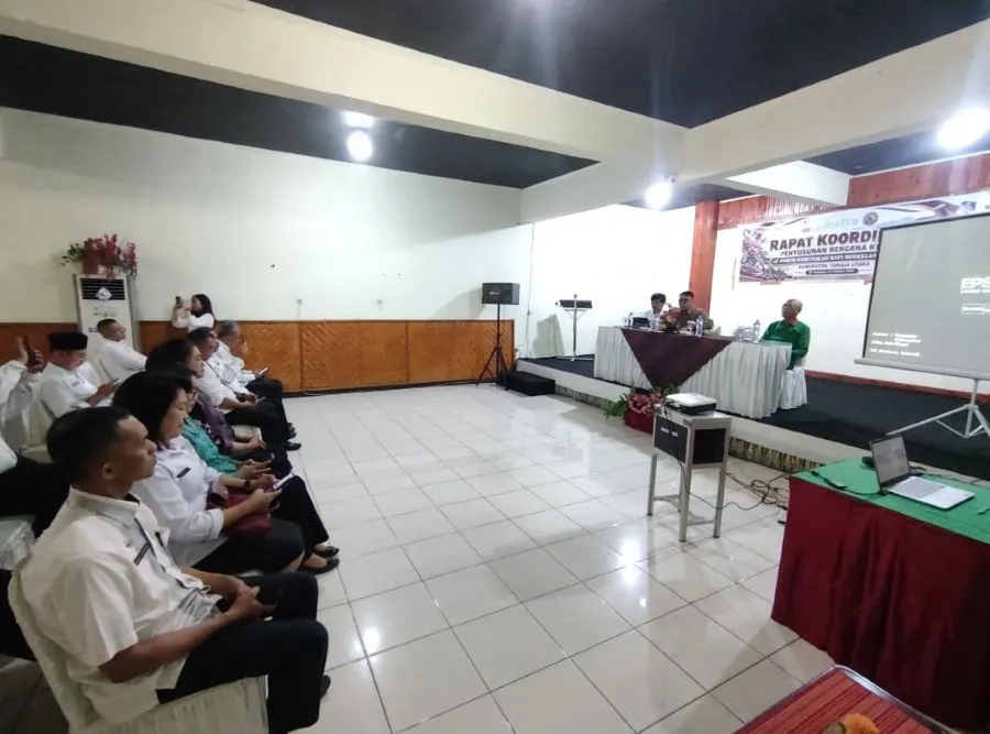 Rapat Koordinasi Penyusunan Rencana Kerja Forum Koordinasi Kopi Berkelanjutan Kabupaten Toraja Utara (Dok: Ist)