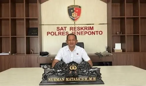 Kasat Reskrim Polres Jeneponto, AKP Nurman Matasa (Dok: Ist)