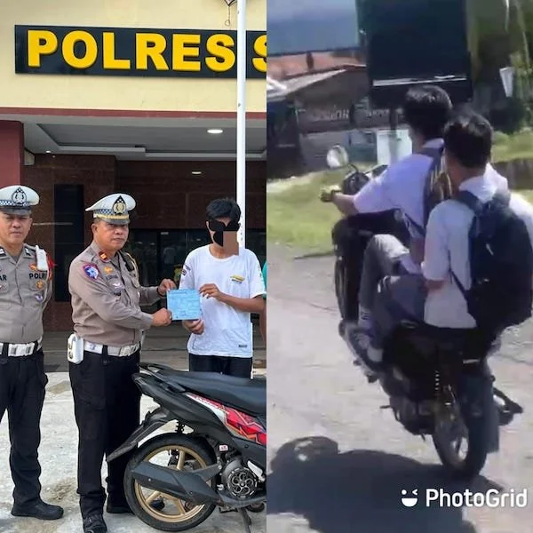Aksi  Freestyle Dua org siswa SMA dikabupaten Sinjai ist