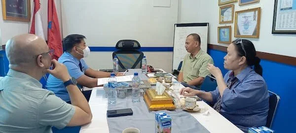 Kecamatan Wajo saat Bahas Sampah dengan PT DLU (Dok: Ist).