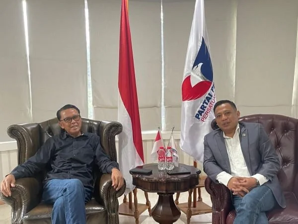 Mantan Gubernur Sulawesi Selatan, Nurdin Abdullah, mengunjungi Kantor DPP Partai Perindo di Jl. Pangeran Diponegoro, Jakarta Pusat (Dok : Ist).