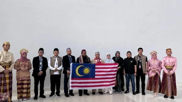 Kafilah Malaysia Disambut Hangat di Bandara Sultan Hasanuddin Makassar (Dok : Ist).