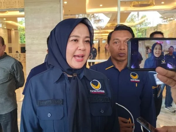 Dewan Pertimbangan DPP Partai Nasdem, Fatmawati Rusdi Masse (Dok : Sinta KabarMakassar).