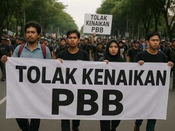 Ilustrasi Aksi Tolak PBB (Dok: KabarMakassar).
