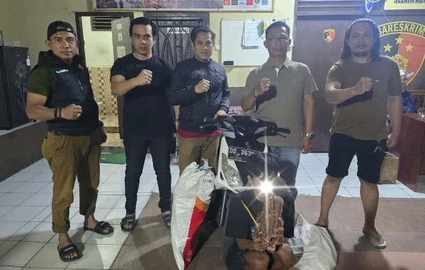 Pelaku FA diamankan Polsek Bissappu. (Dok: Ist)