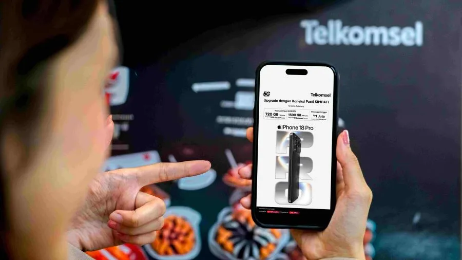 Telkomsel menghadirkan pilihan bundling Halo dan SIMPATI untuk iPhone 18 Pro dan iPhone 18 Pro Max yang kini tersedia di Indonesia (Dok: Ist)