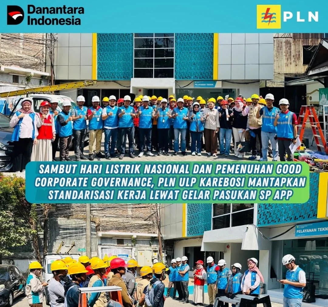 PLN ULP Karebosi menggelar apel pasukan dan pemeriksaan peralatan mitra kerja dalam rangka Hari Listrik Nasional ke-81 di Makassar, Rabu (21/10/2026).