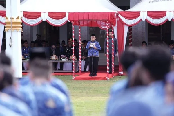 Upacara Peringatan HUT Korpri ke-54 di Sulbar (dok:ist)
