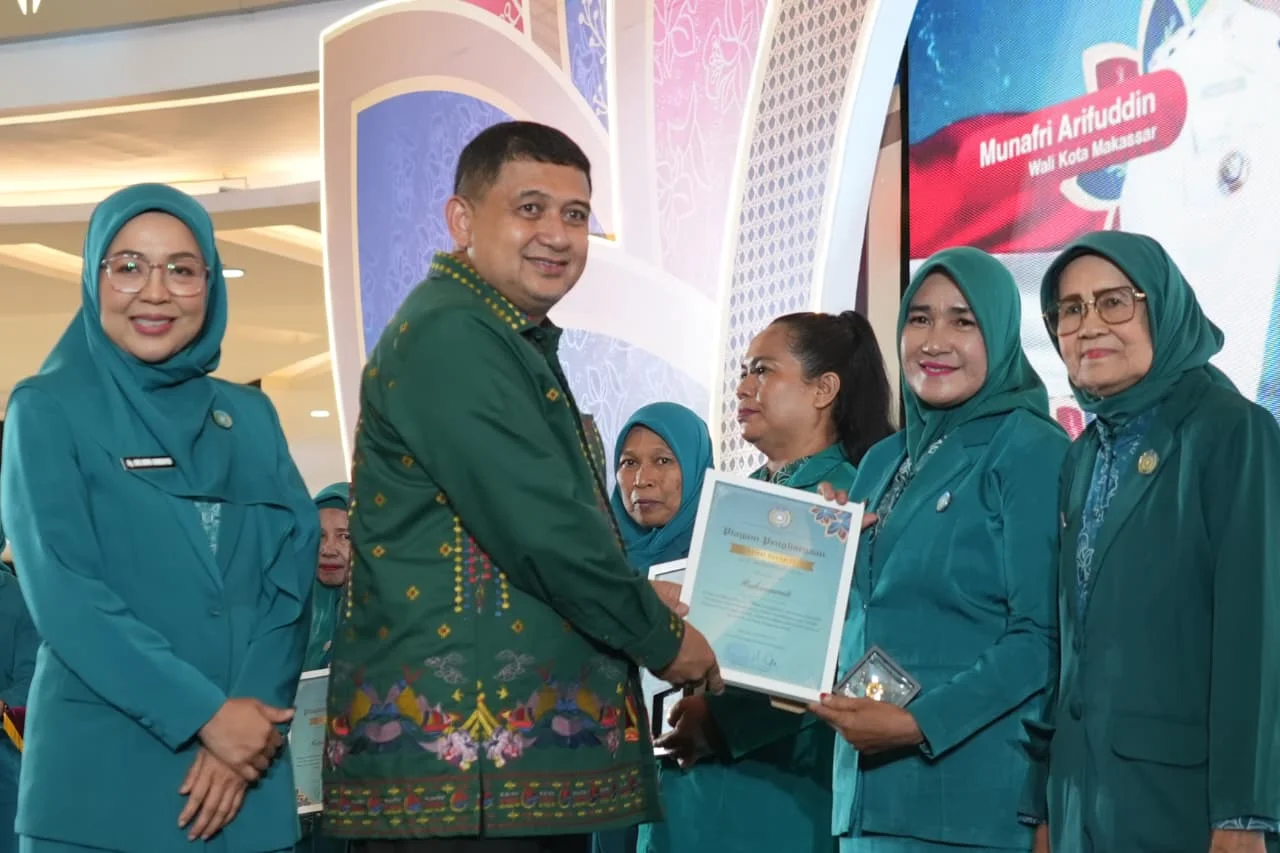 Wali Kota Makassar Munafri Arifuddin saat HKG PKK ke-54 (Dok: Ist).