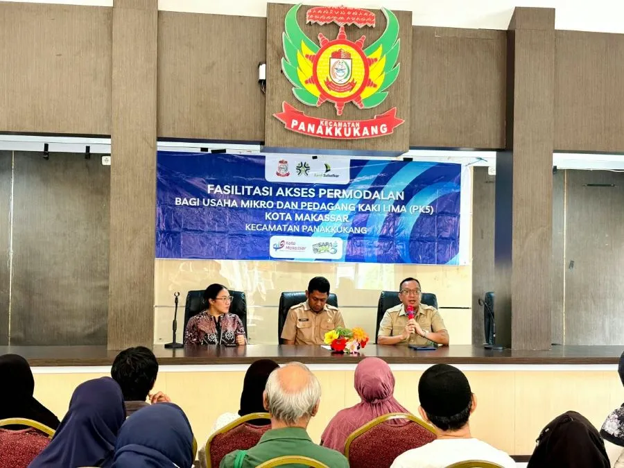 Fasilitasi Akses Permodalan bagi Usaha Mikro dan Pedagang Kaki Lima (PK5) Kota Makassar di Kecamatan Panakkukang (Dok: Ist)