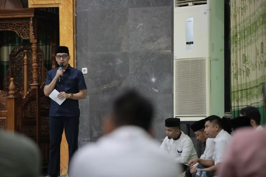 Sekda Kota Makassar Andi Zulkifly Nanda saat menggelar pengajian rutin (Dok: Ist)