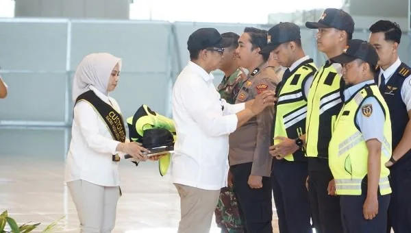 Penutupan posko angkatan udara Bandara Internasional Sultan Hasanuddin Nataru (Dok : Ist)