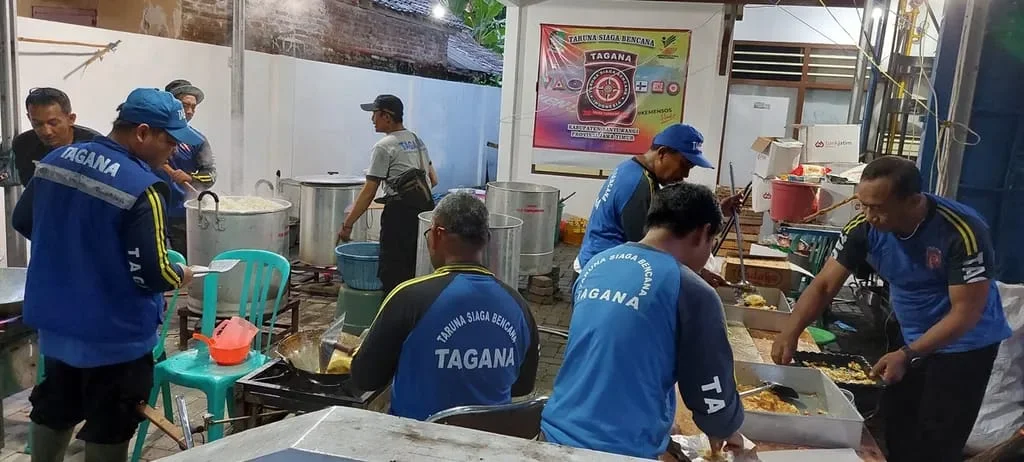 Anggota Tagana saat terjun ke lokasi bencana (dok. Ist)