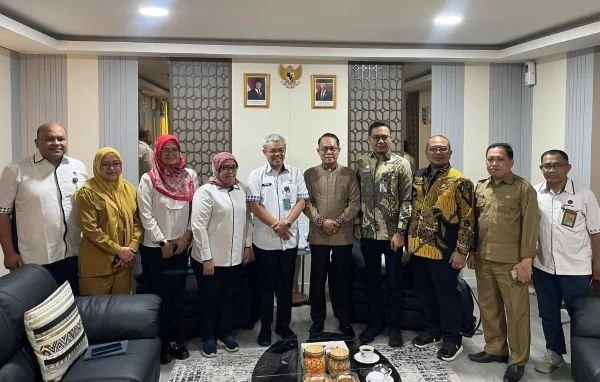 Koordinasi Pemprov Sulbar ke kantor pusat Kemnaker RI. (Dok: Ist)