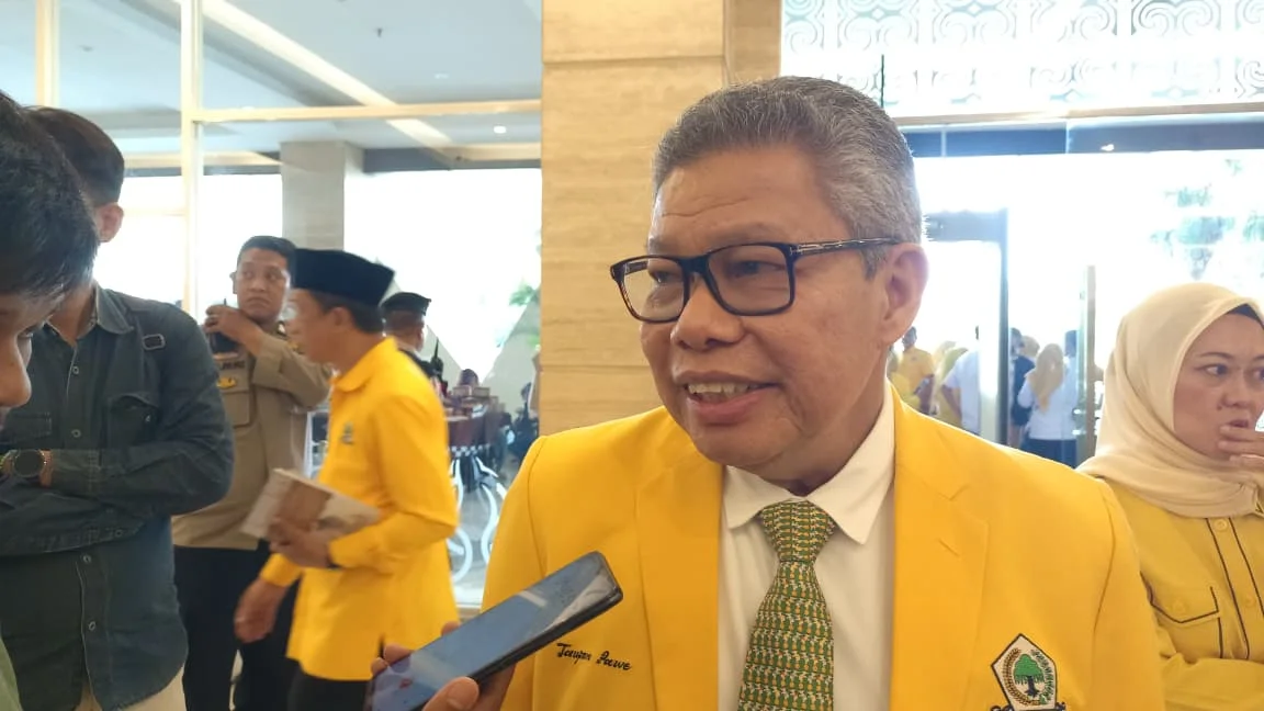 Mantan Ketua Dewan Pimpinan Daerah (DPD) I Partai Golkar Sulawesi Selatan (Sulsel), Taufan Pawe (TP), (Dok: KabarMakassar).
