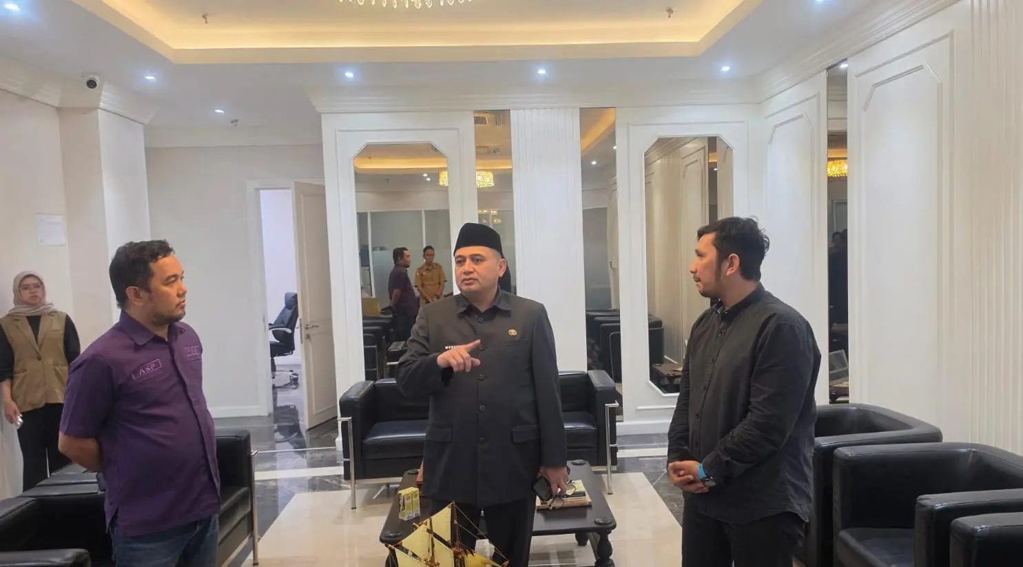 PDGI Sulselbar saat Audiensi dengan Walikota Kota Makassar Munafri Arifuddin (Dok: Ist)