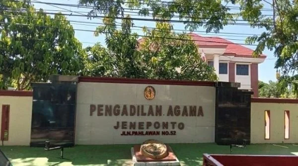 Kantor Pengadilan Agama (PA) Jeneponto (Dok : Ist).