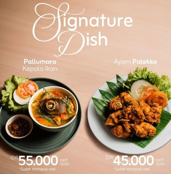 Palekko dan Pallumara di Vasaka Hotel Makassar. (Dok: Ist)