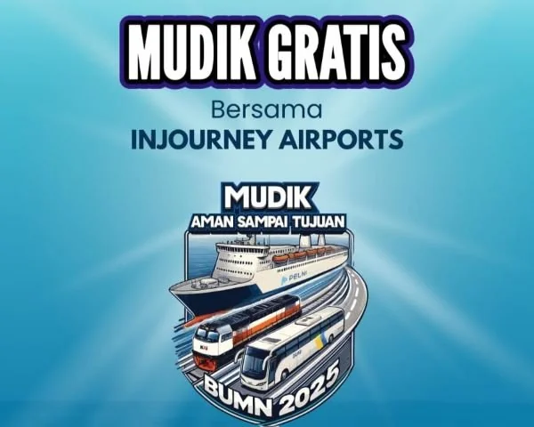 Mudik Gratis PT Angkasa Pura Indonesia Bandara Sultan Hasanuddin (Dok : Ist).