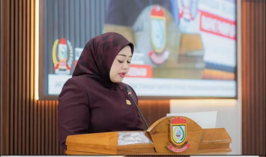 juru bicaranya, fraksi PDI-P DPRD kota Makassar Andi Tenri Uji Idris (Dok: Ist)