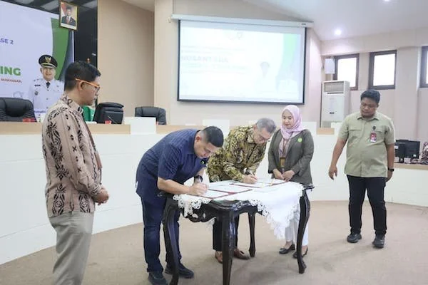 Penandatanganan Nota Kesepahaman (MoU) dan Perjanjian Kerja Sama Program Nusantara Peduli Stunting (NPS) Fase II, (Dok: Ist).