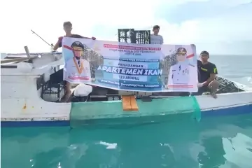 Bukti manfaat apartemen ikan Gubernur Andi Sudirman, nelayan di Barru meraup hasil tangkapan Rp200 juta (Dok: Ist)
