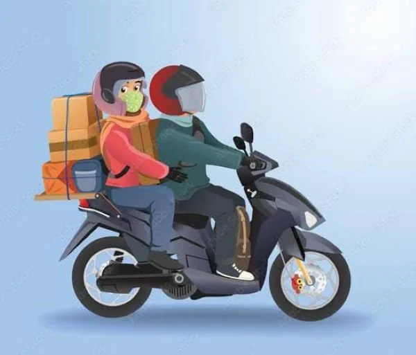 Ilustrasi Mudik Menggunakan Motor (Dok: Ist).