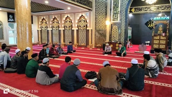 Kegiatan seleksi Tilawatil Quran dan PKU yang digelar Kesra di Masjid Agung Kabupaten Jeneponto. (Foto/ist).