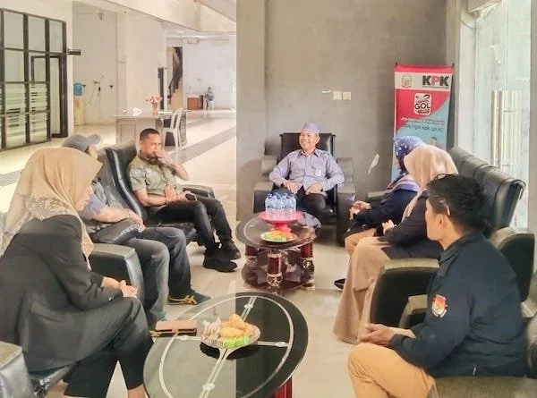 Audiensi KPU Makassar dengan Disdik Sulsel, (Dok: KabarMakassar).