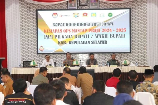Rakor Operasi Mantap Praja 2024 (Dok : ist).