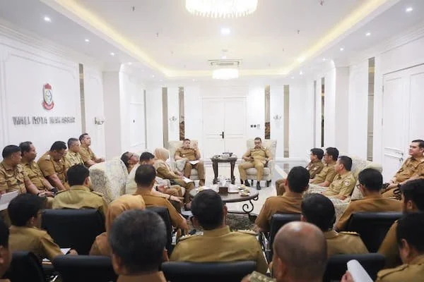 Rapat Koordinasi Penataan, Pengelolaan, dan Pemanfaatan Tanah Pemerintah Kota Makassar, (Dok: Ist).