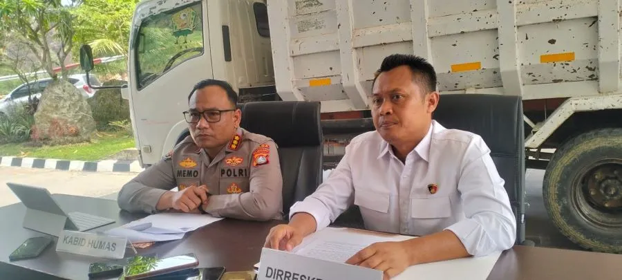 Konferensi pers Penyalahgunaan BBM Subsidi yang digelar di Mapolda Sulbar (Dok: Aldy KabarMakassar)