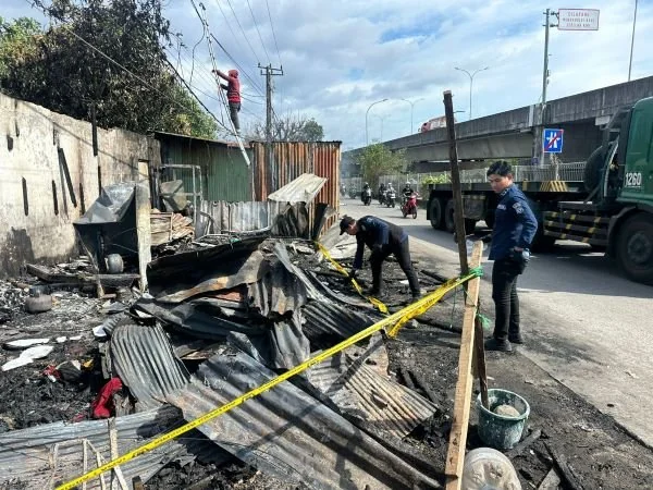 Lokasi kebakaran di Jalan Barawaja (Dok: Ist)