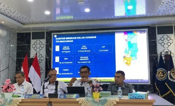 Kepala Kantor Imigrasi Kelas I Khusus TPI Makassar, Abdi Widodo Subagio (Dok : Syamsi KabarMakassar).