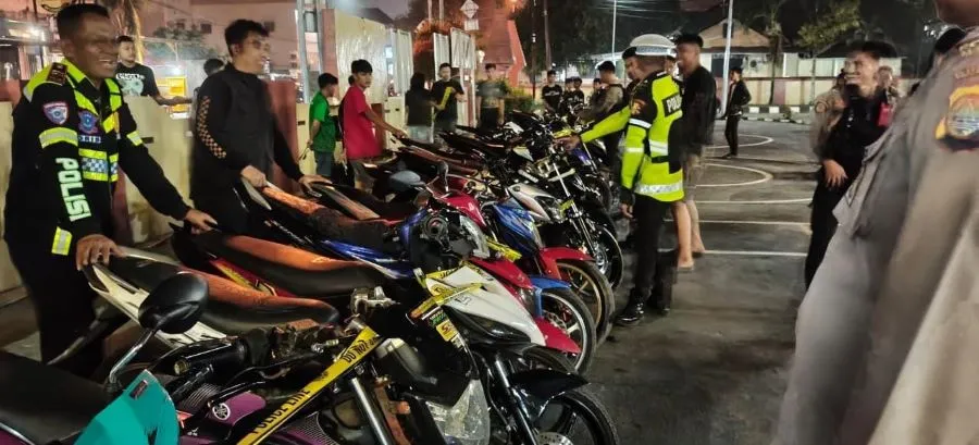 Motor yang diamankan Polresta Mamuju (Dok: Ist)