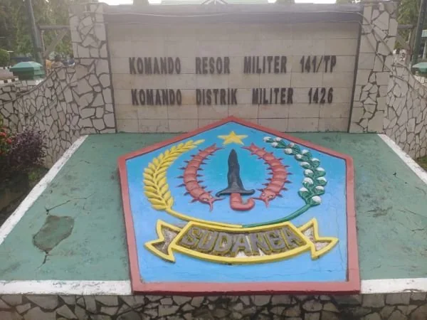 Simbol Sudanga di Kodim 1426 Takalar (Dok : Saleh KabarMakassar).
