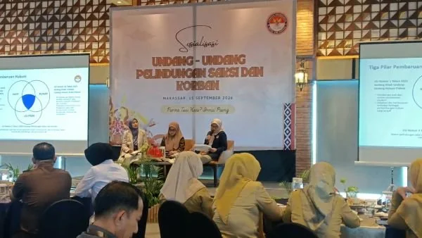 Sosialisasi UU Pelindungan Saksi dan Korban serta Pelatihan Sahabat Saksi dan Korban (SSK) wilayah Sulawesi Selatan (Dok: Sinta KabarMakassar)